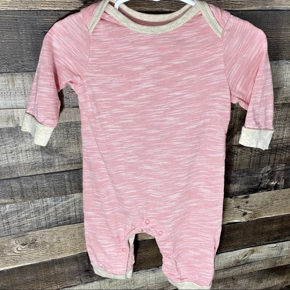 Old Navy Baby Girl’s Striped Pink Romper - Picture 1 of 3
